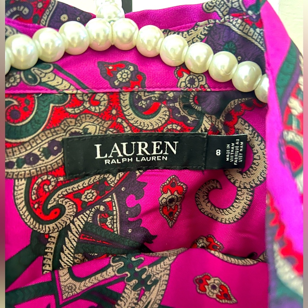 Ralph Lauren multicolor belted Dress